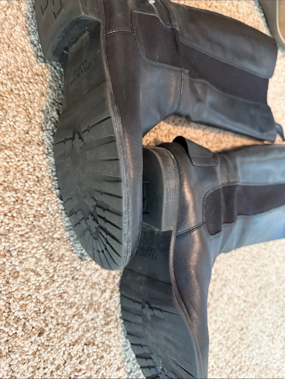 Franco Sarto Black Tall Riding Boots - Picture 4 of 4